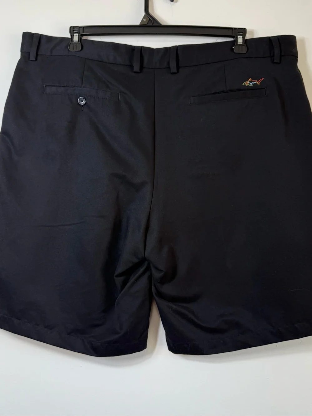 Greg Norman Tasso Elba Mens Black Golf Shorts Size 42 Performance